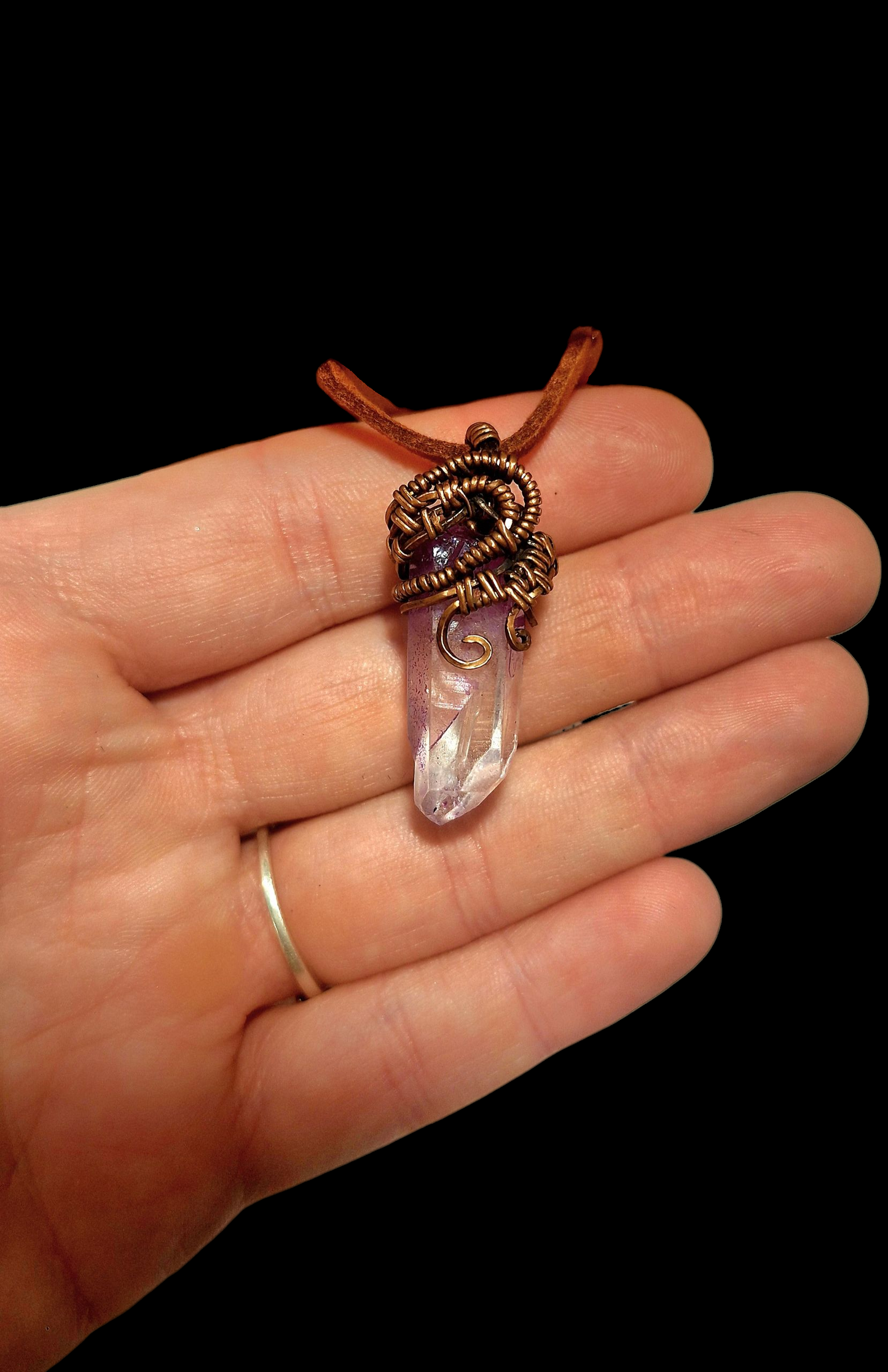 Dyed Crystal Point