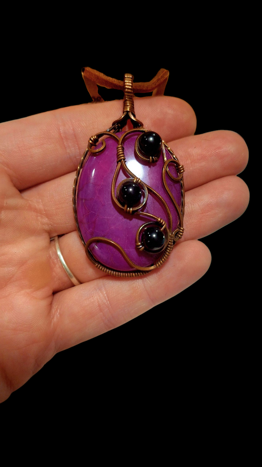 Dyed Dragon Vein Agate